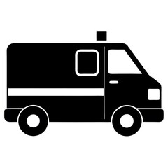 vector delivery van