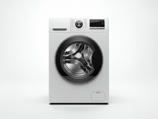 washing machine isolated on white