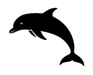 dolphin isolated on white background