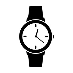 black and white watch