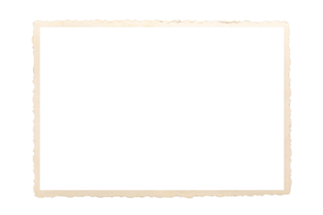 Beautiful old vintage paper photo frame.