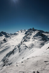 French alps mountains