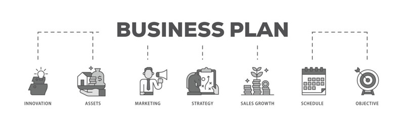 Naklejka premium Business people infographic icon flow process which consists of business, people, agreement, collaboration, communication and success icon live stroke and easy to edit .