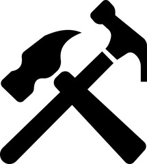 Simple icon of Repair Related Vector graphic template Icons. Contains such Icons as Screwdriver, Work Tools, Screw, Paintbrush, Shovel, Chainsaw, Ruler, Axe, Hammer. Engineer, Tech Support elements