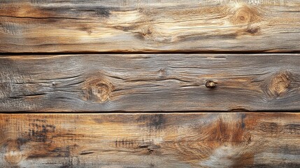Naklejka premium Rustic Wooden Boards with Warm Natural Tones and Textures