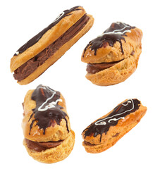 Brown chocolate cream sweets