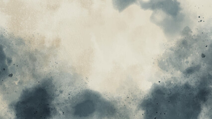 Abstract watercolor aesthetic horizontal background. Hand drawn vector splatter texture. Brush stroked painting pastel color watercolour