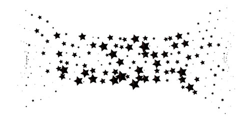Obraz premium XMAS Stars - Festive christmas card. Isolated illustration white background. -