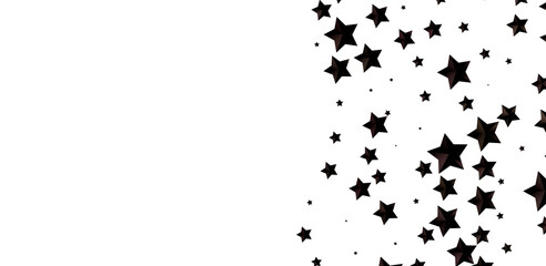 Fototapeta premium Twinkling Christmas Descent: Striking 3D Illustration Showcasing Falling Festive Twinkling Stars