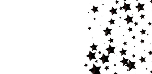 Fototapeta premium Twinkling Christmas Descent: Striking 3D Illustration Showcasing Falling Festive Twinkling Stars