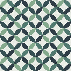 Wellness Nature Green Geometric Pattern Modern Shapes Background