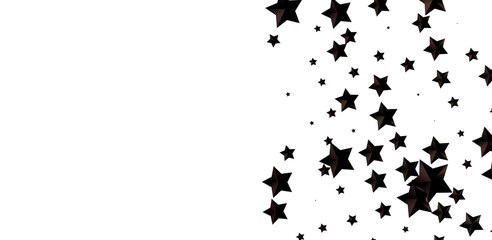 Stardust Christmas Shower: Mesmerizing 3D Illustration Depicting Descending Holiday Star Particles