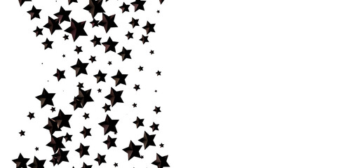 Starlit Christmas Plummet: Spectacular 3D Illustration Showcasing Descending Holiday Star Clusters