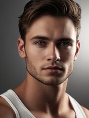 Obraz premium Young male model