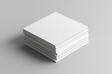 Corporate identity stationery mock up isolated on gray background