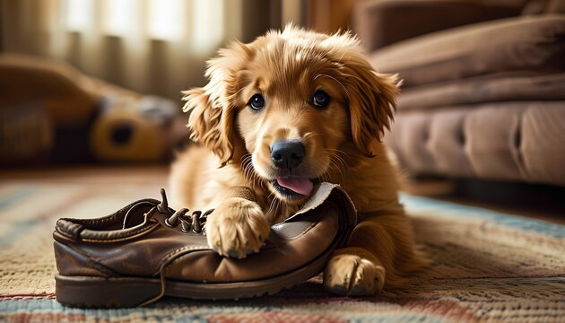 Dog Chewing Shoes Images – Browse 1,060 Stock Photos, Vectors, and Video | Adobe Stock