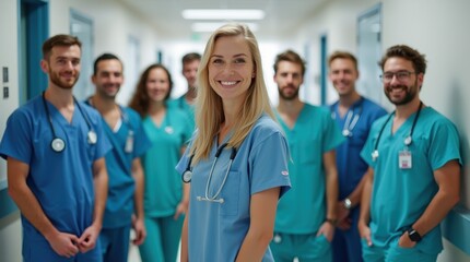Fototapeta premium Medical Professionals Team