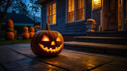 halloween pumpkin lantern