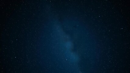Fototapeta premium Glowing stars twinkle in a clear night sky against a black background, milky way, serene, space