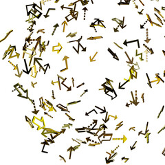 Abstract 3D Arrows Background