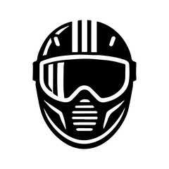 Simple Vector Icon of a Protective Gear – Logo Design Illustration