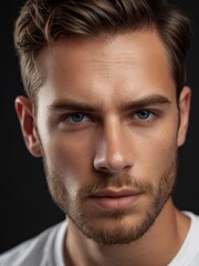 Obraz premium Man white shirt