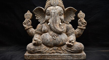 Lord Ganesha, the God of Wisdom, the God of Success , Generative AI