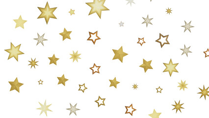 A beautiful background of gold stars on a black background, perfect for a holiday or celebration theme.