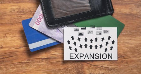 Word Expansion with a growth arrows and graphs.