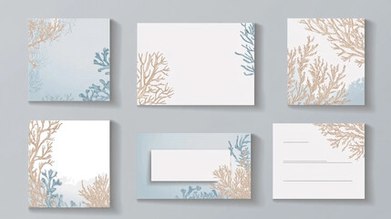 Vertical greeting card set with pink outline daffodil flowers frame on white background. Notebook cover design. Terrazzo abstract.