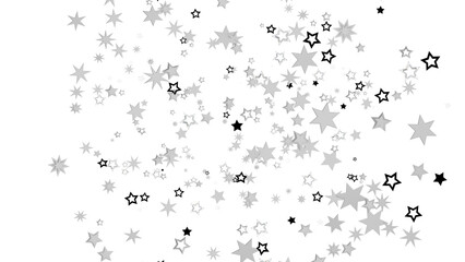 Abstract illustration with many stars in a dark background.