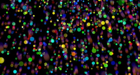Naklejka premium Abstract Colorful Bokeh Lights Background