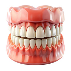 Obraz premium teeth isolated on white background