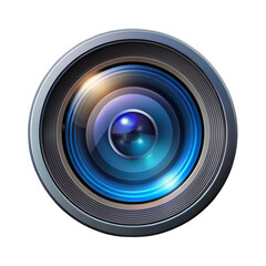 camera lens isolated on white