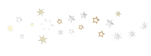 Golden Dreamscapes: Step Into a 3D Rainfall of Gleaming Stars