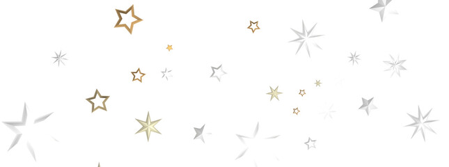 Golden Dreamscapes: Step Into a 3D Rainfall of Gleaming Stars