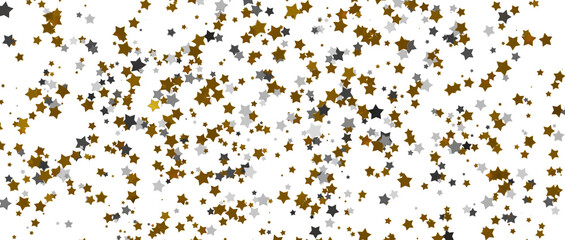 Stars - stars background, sparkle lights confetti falling. magic shining Flying christmas stars on night