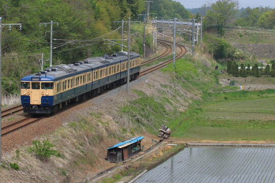懐かしの横須賀色に復刻したしなの鉄道115系_2021/5/14撮影