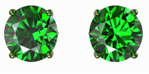 Earrings, with olivine gemstone, peridot, chrysolite jewelry, green mineral crystals of forsterite, dunite