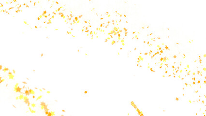 Shimmering Starry Christmas: Spectacular 3D Illustration Showcasing Falling Holiday Stars