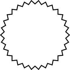 Starburst sticker set - collection of special offer sale oval and round shaped sunburst labels and badges. Promo stickers with star edges.