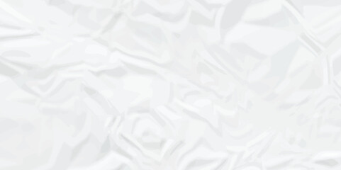 White crinkle craft ripped grunge crushed old paper rough crumpled vintage empty cardboard sheet texture background.	