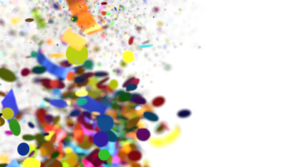 Abstract Colorful Confetti Background