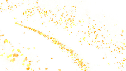 Holiday Stardust Rain: Brilliant 3D Illustration Showcasing Descending Christmas Stars