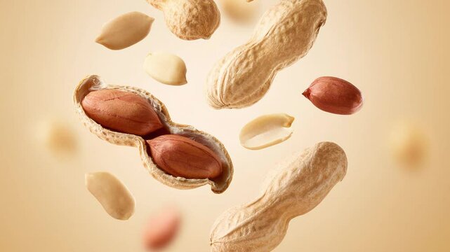 Fresh and Crunchy Peanuts in Their Natural Shells