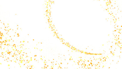 Holiday Stardust Rain: Brilliant 3D Illustration Showcasing Descending Christmas Stars