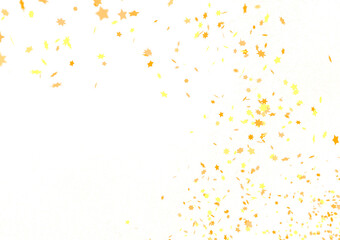 Celestial Christmas Symphony: Enthralling 3D Illustration of Falling Holiday Starbursts