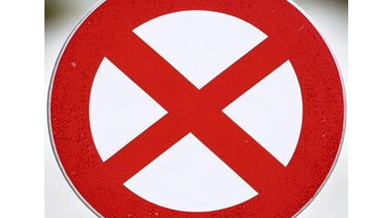 Fototapeta premium Not Allowed Sign