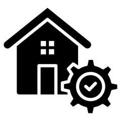 Property Management  Icon Element For Design