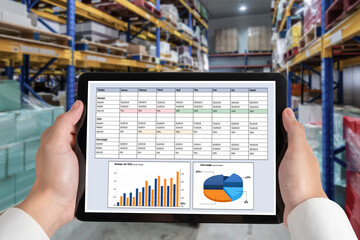 Business data dashboard provide business intelligence analytic for marketing strategy planning snugly with big data set to analyze customer demands and foreseeing business future